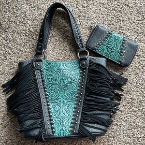 Super cute western purse and wallet